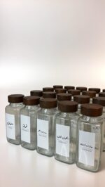 علب البهارات الزجاجية